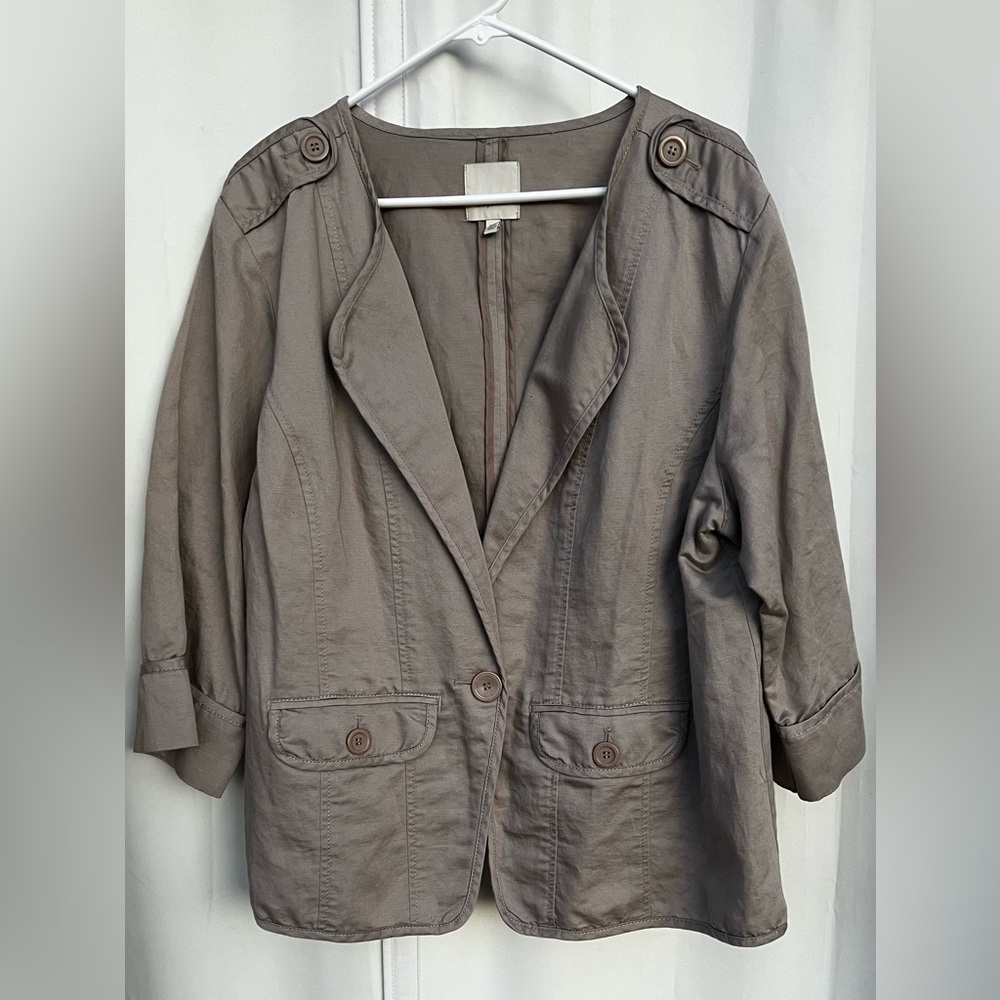 Women's Taupe Blazer